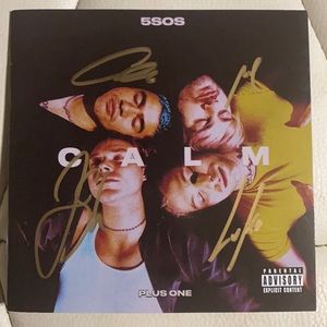 5sos signed CD booklet